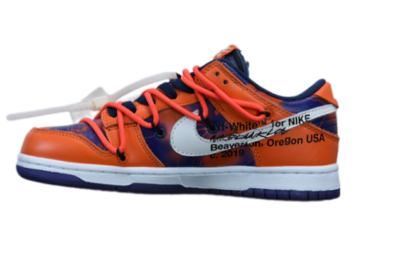 00F x Nike SB Dunk Low Orange Perple White CT0856-801