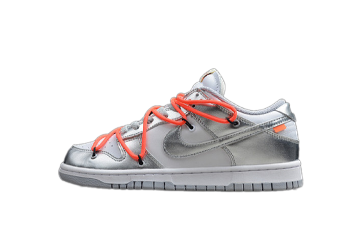 OFF White x Nike Dunk SB Low Silver White CT0856-800