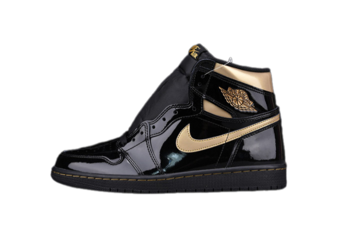 Air Jordan 1 Retro High Black Metallic Gold (2020) 555088-032