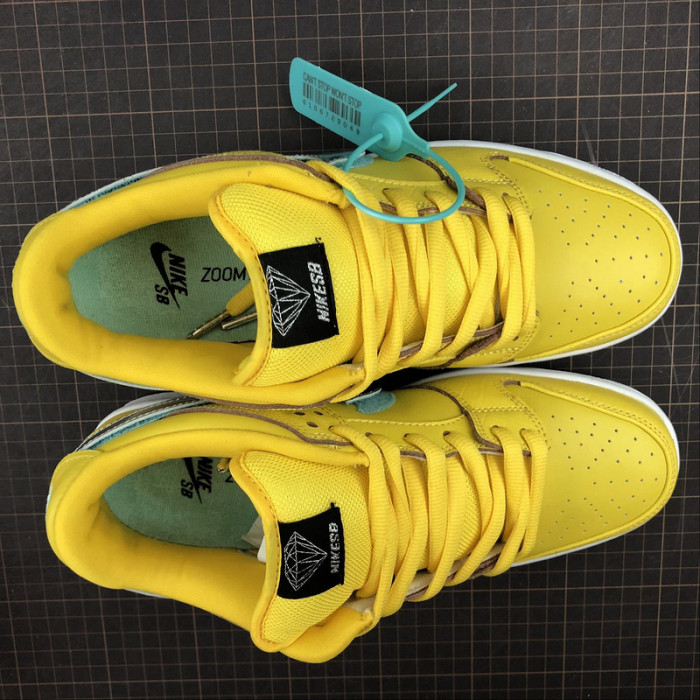 Nike SB Dunk Low Diamond Supply Co Canary Diamond (Friends and Family) BV1310-700