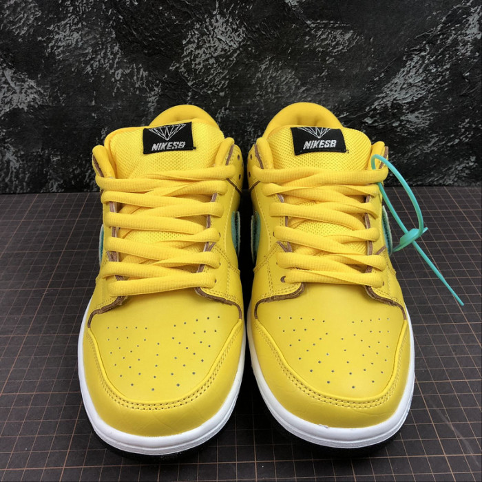 Nike SB Dunk Low Diamond Supply Co Canary Diamond (Friends and Family) BV1310-700