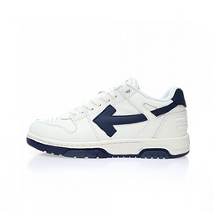 OFF-WHITE Out Of Office “OOO” Low Tops Dark Blue White EA001_0142